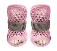 jamgeery Shoes for Dogs, Breathable, Adjustable Puppy Paw Protectors, Outdoor Summer Dog Boots, for Walking and Hiking on Hardwood Floors, in Summer, Outdoors and at Home