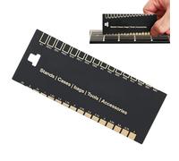 jamgeery String Action Ruler - Precision String Action Gauge Ruler - Multi-Function Guitar Tuning Reference Tool, Guitar Ruler for String Height