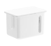 jamgeery Wall Mounted Tissue Box Holder, Drill-Free Wall Mounted Tissue Dispenser, Waterproof Storage Box for Home, Kitchen, Guest Toilet