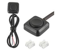 JAMHER 2 PCS 12V/24V Mini Push Button Switch Surface Mount for Industrial Control, Electronic Experiments