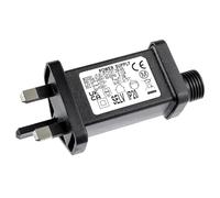 JAMHER 31V 7.2W 0.12A Transformer Plug LED Driver IP20 Waterproof Power Supply Adapter with Timer 8 Modes for Christmas Tree Lights Flashing Lights Fairy Lights Icicle Lights Net Lights(1 Pack)