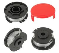JAMHER 3Pcs GE-CT 18/28 Li Replacement Spool TLE-03 4.9m Length Diameter 1.6 mm with TLE-03-1 Spool Cover Compatible with EIN-Hell GE-CT 18/28 Li, GE-CT 18/28 Li TC (3 Spool+ 1 Cover)