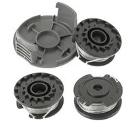 JAMHER 3PCS Strimmer Spool Replacement F016800569 F016800385 Φ1.65mm 4.9m with 1PCS Spool Cover, Nylon Spools for Bosch EasyGrassCut 18 23 26 Art 23 SL 26 SL Grass Trimmer(3 Spool, 1 Cover)