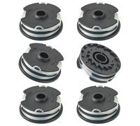 JAMHER Replacement Spool and Spool Cover, Compatible with Parkside LIDL PRT 550 A1, B2, C3; PRTA 20-Li C3 Replacement Parts Edge Cutter (6 Replacement Spool)