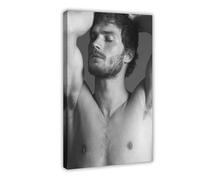 Jamie Dornan Canvas Poster Wall Art Decor Print Picture Paintings for Living Room Bedroom Decoration Frame 20x30inch Style-5