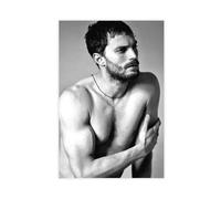 Jamie Dornan Retro Male Star Canvas Poster Bedroom Decor Sports Landscape Office Room Decor Gift Unframe 20x30inch Style-4