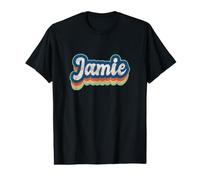 Jamie First Name Boy Vintage Style 70s 80s Personalised Value Graphic T-Shirt