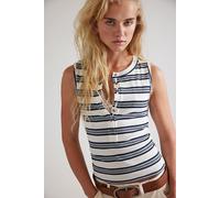 Jamie Henley Striped Tank Top by We The Free at Free People in White Combo, Size: Large - female