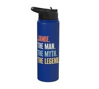 Jamie, Man Myth Legend, Funny Best Name Jamie Stainless Steel Insulated Water Bottle