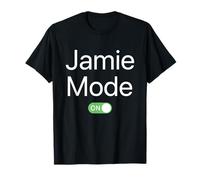 Jamie Mode On First Name Smartphone Design Novelty T-Shirt