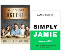 Jamie Oliver 2 Books Collection Set (Together & Simply Jamie)