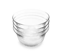Jamie Oliver Big Love Dreamy Dessert Dishes, Pack of 4, 14cm - Clear - Glass - Bowls