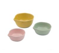 Jamie Oliver Big Love Nesting Pinch-Me Pots, Set of 3, 1, ½, ¼ cups | Size: 3 Pack Jamie Oliver Multicolor 3 Pack