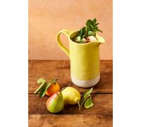 Jamie Oliver Big Love Perfect Pitcher, 1.5L Yellow Stoneware Jug, Perfect for Cocktails, Water or Flower Decorations, Drinkware, Dishwasher Safe, Gift Boxed