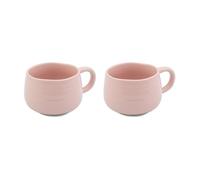Jamie Oliver Big Love Pink Cosy Cuppa Set, 2pc Speckled Stoneware Coffee, Tea Mugs, Dishwasher, Microwave, 12.7oz, 375ml, 13x10x7cm