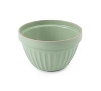 Jamie Oliver Big Love Proper Pudding Bowl, Green 1.5L Stoneware Mixing Bowl, Pudding Basin, Bakeware, Dishwasher, Microwave, Oven Safe, Gift Boxed
