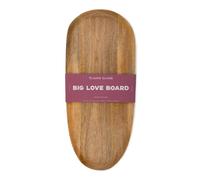 Jamie Oliver Big Love Serving Board, Mango Wood Chopping Board, 57 x 25 x 3cm in Brown | Size: 57 x 25 x 3 cm Jamie Oliver Brown 57 x 25 x 3 cm