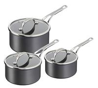 Jamie Oliver Cooks Classics Hard Anodised 3 Pc Pan Set Tefal Black One Size