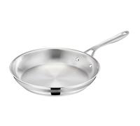 Tefal Jamie Oliver Cook Smart Frying Pan 28 cm - Uncoated Stainless Steel Frying Pan, Robust, Fast Heating, Even Cooking, Riveted Handle, Suitable for All Cookers and Dishwashers, E31106