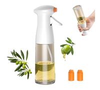 Jamie Oliver Oil Spray, 230ml Jamie Oliver Oil Sprayer For Kitchen Accessories, Widely Suitable For Air Fryer, Bbq, Baking, Salad, 2 In 1 Kitchen Gadgets Accessories (White)