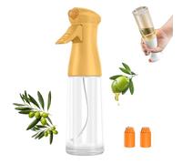 Jamie Oliver Oil Spray, 230ml Jamie Oliver Oil Sprayer For Kitchen Accessories, Widely Suitable For Air Fryer, Bbq, Baking, Salad, 2 In 1 Kitchen Gadgets Accessories (Yellow)
