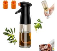 Jamie Oliver Oil Spray, Oil Sprayer for Cooking, 200ml Glass Olive Oils Sprayer Mister, Olive Oils Spray Bottle, Kitchen Gadgets Accessories for Air Fryer, Spray for Grilling Baking Frying (Yellow)