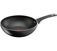 Jamie Oliver Tefal Ultra Resistant Food Safe PFOA Free Non-Stick Wok 28cm, Black
