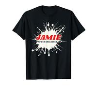 Jamie Power Unleashed Red Name Design Value Graphic T-Shirt