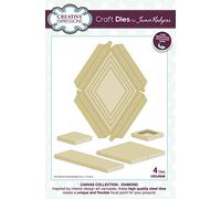 Jamie Rodgers - Canvas Collection - Diamond Metal die Size 8.5 x 11.6 cm CEDJR006