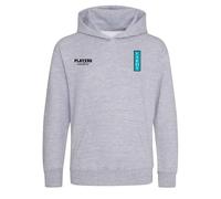 Jamie Vardy Logo Kids Hoodie - Gray / 3-4 years
