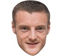 Jamie Vardy (Stubble) Celebrity Mask, Flat Card Face, Fancy Dress Mask