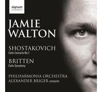JAMIE WALTON THE - SHOSTAKOVICH BRITTEN CELLO CONCERTOS - CD - M3z