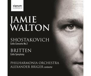 JAMIE WALTON THE - SHOSTAKOVICH BRITTEN CELLO CONCERTOS - CD - N3z
