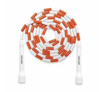 JamieJumps Professional Beaded Jump Rope - Fully Adjustable, For Freestyle, Cardio & Tricks - All Levels & Indoor/Outdoor Use, Quality Beads & Poly Cord. (Wild Tiger)