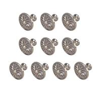 JAMIEKA European Styles Round Cabinet Pull Solid Drawer Handle Kitchen Cabinet Knob for Wardrobe Dresser