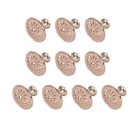 JAMIEKA European Styles Round Cabinet Pull Solid Drawer Handle Kitchen Cabinet Knob for Wardrobe Dresser