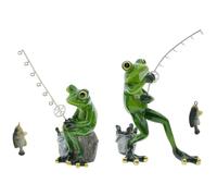 JAMIEKA Garden Frog Decor Set of 2