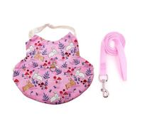 JAMIEKA Rabbit Harnesses and Leashes Soft Cotton Vests Harnesses Regulable Length for Small to Media Size Bunnies
