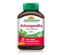 Jamieson Ashwagandha Ultra Strength 6000 mg, 60 Capsules