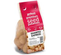 Jamieson Brothers 2kg Sharpes Express Seed Potatoes - JBA First Early Grow Your Own Spuds - For Boiling, Roasting & Salads - Scottish-Grown - Plant at Home in Gardens, Patios, in Pots & Allotments