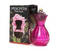Jamieson Brothers® Hyacinth Bulb in a Beautiful Pink Vase (1 Bulb) - Festive Gift Kit Box, Perfect for Christmas Gifting to Mum, Granny, Wife, or Loved Ones - Grows Fragrant Flowers for the New Year