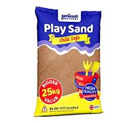 Jamieson Brothers Kids Indoor/Outdoor Play Pit Sand - 25kg Extra Large Bag - Washed, Safe and Non-Toxic Sand for Children - Just Pour and Play - Clean Non-Staining