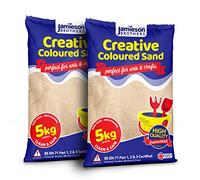 Jamieson Brothers Natural Moist Play Sand - 10kg Bag Soft for Kids - Make Art, Arts & Craft - Non-Toxic Non-Staining Perfect Building Castles Creative Sand, Purple