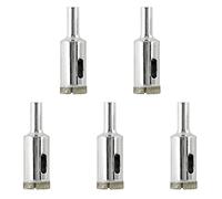 Jamiikury 5/8" / 16mm Diamond Drill Bit, Diamond Hole Saw, Glass Drill Bit, Tile Hole Saw Suitable for Ceramic Glass Tile Porcelain Marble (Pack of 5)