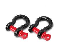 Jamiikury Shackles 5/8" D Ring Shackle 19.5 Ton (42,990 lbs) Maximum Break Strength with 3/4" Pin for Tow Strap Winch Off Road Vehicle Recovery (2 Pack)