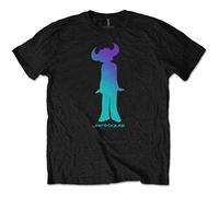Jamiroquai 'Buffalo Hat Logo' T-Shirt (2 Extra Large) Black