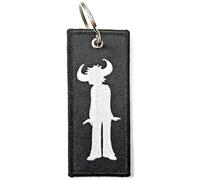 Jamiroquai Icon Double Sided Patch Logo Keyring (One Size) (Black/White)