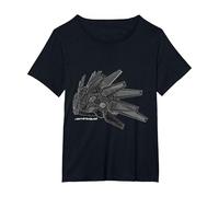 Jamiroquai Official Automaton Hat T-Shirt, Women's Plus, Black, 1X