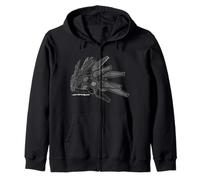 Jamiroquai Official Automaton Hat Zip Hoodie