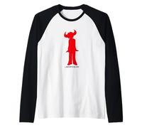 Jamiroquai Official Buffalo Red Logo Raglan Baseball Tee